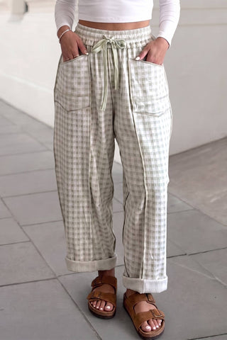 Gingham Pants
