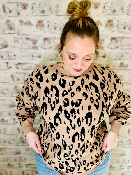 Plus Leopard Sweater