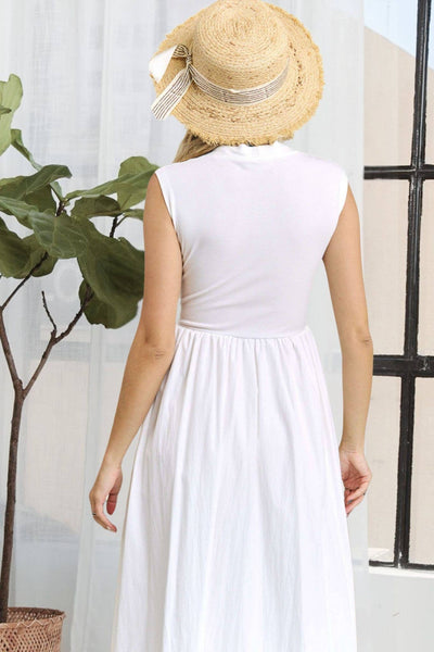 Mix Fabric dress