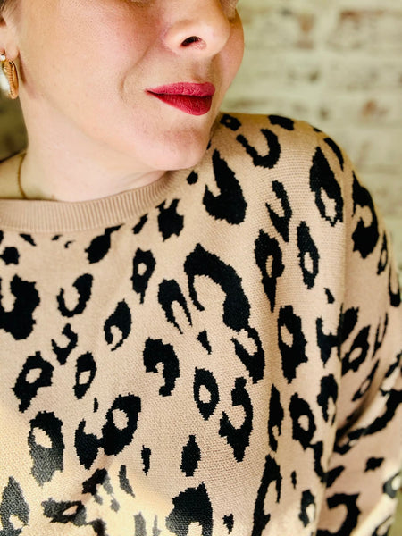 Plus Leopard Sweater