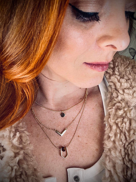 Triple Layer Gold Necklace