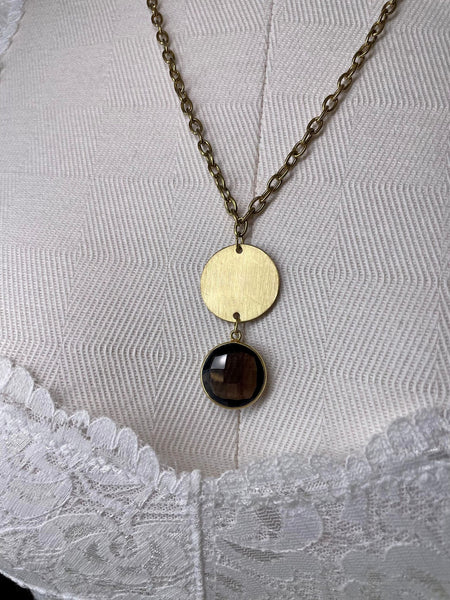 Simply Charming Matte Gold Necklace