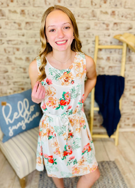 Accepted Invitation White Floral Dress