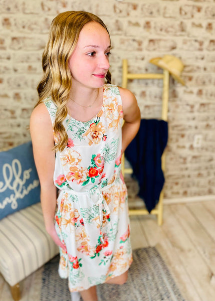 Accepted Invitation White Floral Dress
