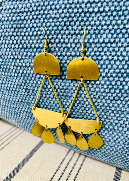 Gold Dangle Earrings